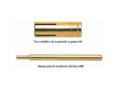 Mango y Taco metálico para expanción IM MIN