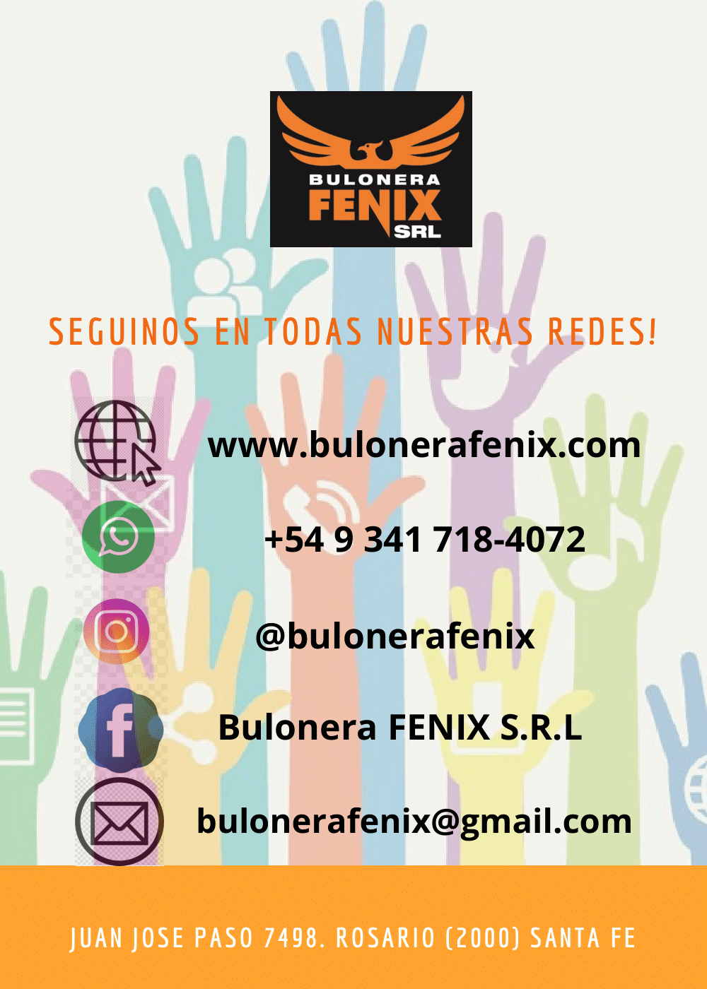 SEGUINOS EN NUESTRAS REDES SOCIALES