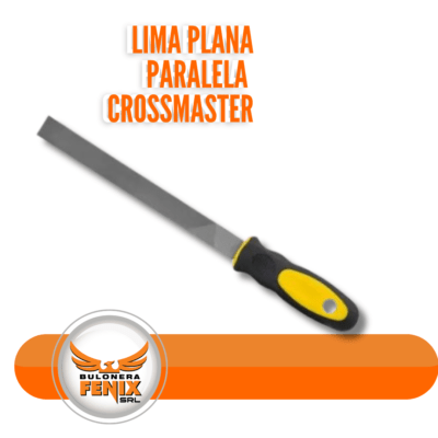 La Lima Plana Paralela Crossmaster es la herramienta ideal para tus trabajos de precisión en metal y madera. Su diseño ergonómico proporciona un agarre cómodo, mientras que su calidad industrial garantiza durabilidad y eficiencia. Uso: Metal y madera Mango: Ergonómico Material: Alta calidad 📞 Contacto: 341-5049758 / 341-6761438 🌐 Compra online: buloneraFenix.mitiendanube.com ¡Adquiere la tuya y lleva tus proyectos al siguiente nivel con Crossmaster!