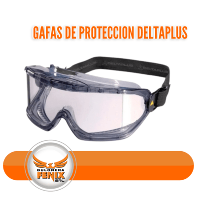 Descubre las Gafas de Protección Deltaplus, diseñadas para ofrecer máxima seguridad sin comprometer la comodidad. Su lente de policarbonato resistente a impactos y tratamiento antirrayaduras garantiza una visión clara en cualquier condición de trabajo. El diseño envolvente y la banda ajustable aseguran un ajuste perfecto para todos los usuarios. Adquiere la mejor protección para tus ojos en Bulonera Fenix. Perfectas para entornos industriales, laboratorios o cualquier actividad que requiera protección ocular.