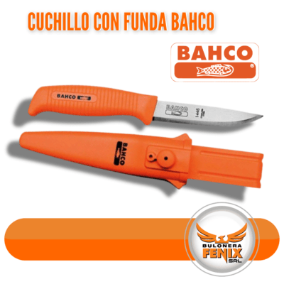 Explora el Cuchillo con Funda de Bahco, diseñado para ofrecer durabilidad y funcionalidad superior en cualquier entorno. Este cuchillo robusto cuenta con una hoja de acero inoxidable de alta calidad, ideal para cortes precisos y exigentes. La funda de seguridad que lo acompaña garantiza un transporte y almacenamiento seguro, además de mantener el filo protegido. Perfecto para profesionales y entusiastas del bricolaje, el Cuchillo con Funda de Bahco es esencial para cualquier caja de herramientas. Visita www.bulonerafenix.com y descubre cómo este cuchillo puede facilitar tus proyectos más desafiantes