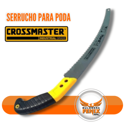 El serrucho para poda Crossmaster, de grado industrial, es tu herramienta ideal para mantener tu jardín en perfecto estado. Diseñado para cortes rápidos y limpios, este serrucho ofrece un manejo cómodo y seguro, garantizando la máxima eficacia en cada corte. Ideal para podar ramas gruesas y mantener tus plantas saludables. Visítanos en bulonerafenix.mitiendanube.com o llama al 341-5049758 / 341-6761438 para adquirir esta herramienta esencial. ¡Prepara tu jardín para lucir impecable con Crossmaster!