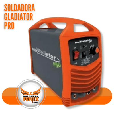 Soldadora Gladiator Pro: Potencia y Precisión para Profesionales Eleva tus proyectos de soldadura al siguiente nivel con la Soldadora Gladiator Pro, diseñada para ofrecer un rendimiento excepcional y duradero. Ideal para una amplia gama de aplicaciones industriales y domésticas, esta soldadora combina potencia y versatilidad en un solo equipo robusto. Características Técnicas Destacadas: Capacidad de Electrodo: Acomoda electrodos desde 3/32" hasta 5/32", permitiendo una amplia variedad de trabajos de soldadura. Ciclo de Trabajo Intenso: Mantiene un 100% para electrodos de 3/32" y 1/8", y un 80% para 5/32", garantizando eficiencia continua sin sobrecalentamiento. Potencia: Impresionantes 4900 watts, proporcionando la fuerza necesaria para soldaduras profundas y fuertes. Rango de Amperaje: Hasta 250A, ideal para manejar los trabajos más exigentes. Voltaje y Tensión: Operativa a 220 VOLT con una tensión en vacío de 56 VOLT, optimizada para seguridad y rendimiento. Compatible con electrodos tipo E 6011 y E 7018, la Soldadora Gladiator Pro es perfecta tanto para profesionales como para entusiastas del bricolaje que buscan resultados de calidad en soldadura. Visita www.bulonerafenix.com para más información y adquiere tu Soldadora Gladiator Pro hoy. No dejes pasar la oportunidad de trabajar con una de las herramientas más robustas y eficientes del mercado.