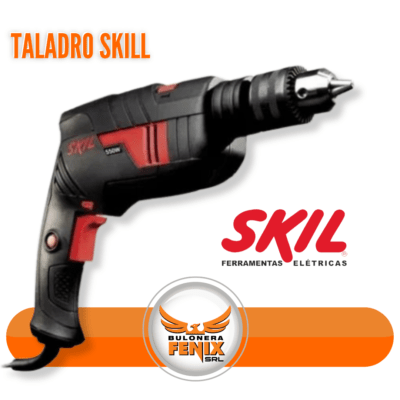 Taladro Skil - Mandril 10 mm, 570 W Descubre la precisión y potencia con el Taladro Skil, ideal para una variedad de aplicaciones. Ligero y eficiente, este taladro cuenta con un motor de 570 W que facilita la perforación en acero, madera y mampostería con facilidad. Características Destacadas: Peso: 1.2 kg, fácil de manejar y operar. Mandril: 10 mm, permite cambios rápidos y seguros de broca. Capacidades de Perforación: 10 mm en acero y mampostería; 20 mm en madera. Compacto pero robusto, el Taladro Skil es la herramienta perfecta para proyectos en el hogar o trabajos más técnicos en el taller. Encuentra este versátil taladro en www.bulonerafenix.com y mejora tu experiencia de perforación hoy.