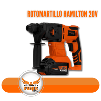 Roto Martillo Inalámbrico Hamilton Ultimate 20V Potencia y precisión en la palma de tu mano. Descubre el Roto Martillo Inalámbrico Hamilton Ultimate 20V, diseñado para ofrecer un rendimiento superior en una amplia gama de aplicaciones de perforación y demolición. Equipado con una batería de litio de 4.0 Ah para una mayor duración y un motor robusto que garantiza una potencia constante, este martillo es tu mejor aliado en cualquier proyecto. Características destacadas: Batería de litio de 4.0 Ah para largas jornadas de trabajo sin recarga. Control de velocidad variable para una perforación precisa. Sistema anti-vibración, que reduce la fatiga durante el uso prolongado. Luz LED integrada para trabajar en espacios oscuros con facilidad. Ideal para profesionales y entusiastas del bricolaje. Con el Roto Martillo Inalámbrico Hamilton Ultimate, no hay tarea demasiado grande ni proyecto demasiado pequeño. Visítanos en Juan José Paso 7498, Rosario, o contáctanos al +54 934 15049758 para más información.