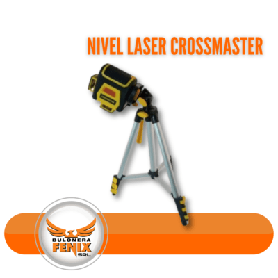 ¡Descubrí la precisión que buscás con el Nivel Láser Crossmaster! 📏🔦 Ideal para tus proyectos de construcción y bricolaje, este nivel láser te garantiza resultados exactos y profesionales. En Bulonera Fenix SRL, te ofrecemos herramientas de calidad para que tus trabajos sean perfectos. ¡Visitá nuestra tienda y elevá tu precisión al siguiente nivel!