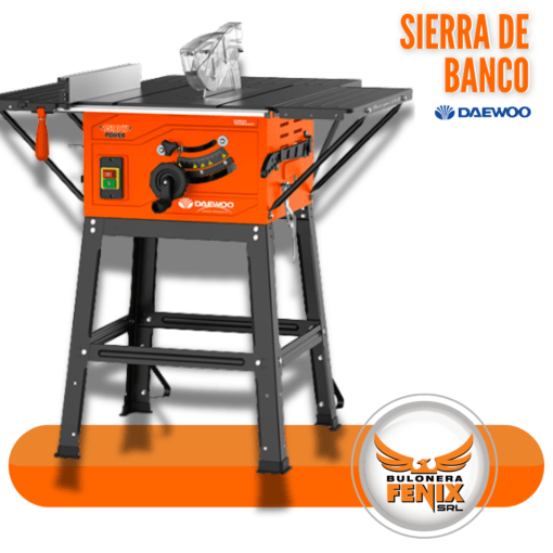 La Sierra de Banco Daewoo es una herramienta esencial para cualquier taller o proyecto de bricolaje. Diseñada para ofrecer cortes precisos y eficientes, esta sierra cuenta con una potente motorización y una estructura robusta que garantiza durabilidad y estabilidad durante el uso. Ideal para cortar una variedad de materiales como madera, plásticos y metales ligeros, esta sierra de banco es perfecta para profesionales y entusiastas del DIY que buscan calidad y rendimiento. Su sistema de ajuste fácil permite cambiar rápidamente la configuración para diferentes tipos de cortes, haciendo de cada proyecto una tarea más sencilla y precisa. Equipa tu taller con la Sierra de Banco Daewoo y lleva tus habilidades de corte al próximo nivel.