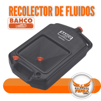 Recolector de Fluidos Bahco BOD2008: Especificaciones Marca: Bahco Modelo: BOD2008 Capacidad: 8 litros Material: Fabricado con plástico resistente y duradero para un rendimiento fiable a largo plazo. Diseño Práctico: Compacto y ergonómico, ideal para su transporte y manejo en entornos de trabajo. Funcionalidad Versátil: Diseñado para la extracción y recolección de una variedad de fluidos vehiculares, desde aceite hasta líquido de frenos. Equipado con un sistema de vertido seguro para una eliminación limpia y eficiente de los fluidos. Amplia abertura de llenado que facilita el vaciado y la limpieza del recipiente. Aplicaciones: Perfecto para talleres mecánicos, garajes y aficionados al bricolaje automotriz. Garantía: Garantía de calidad respaldada por Bahco para una compra sin preocupaciones. Nota Importante: Por favor, siga todas las instrucciones de seguridad proporcionadas por el fabricante para un uso seguro y efectivo del recolector de fluidos.