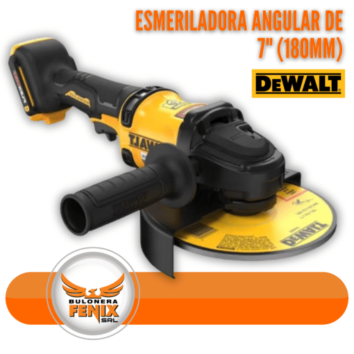 Sumate a la revolución en herramientas de corte y desbaste con la Esmeriladora Angular de 7" (180mm) de 60V MAX, ahora destacada en www.bulonerafenix.com. Esta poderosa esmeriladora redefine las expectativas de rendimiento con hasta un 30% más de torque en comparación con el modelo DCG418, utilizando la batería DCB609. Diseñada para enfrentar los trabajos más exigentes, esta esmeriladora combina tecnología avanzada con seguridad excepcional, asegurando una experiencia de uso inigualable. Características Sobresalientes: Sistema Kickback Brake™: Este sistema de vanguardia detiene el disco rápidamente y apaga la herramienta al detectar un atascamiento, proporcionando una seguridad sin precedentes. Sistema E-Clutch™: En situaciones de sobrecarga, la herramienta se apagará automáticamente para reducir el riesgo de reacción del torque hacia el usuario, garantizando así una operación más segura. Compatibilidad con Chip Tool Connect™: Prepárate para llevar el control de tu herramienta al siguiente nivel. Conéctala, rastrea y personaliza a través de la aplicación móvil gratuita Tool Connect™, una función innovadora para la gestión eficiente de tu equipo. Gatillo de Seguridad: Diseñado para prevenir arranques accidentales, este gatillo puede ser accionado fácilmente con dos dedos, añadiendo una capa extra de seguridad. Freno Rápido del Disco: El disco se frena instantáneamente al soltar el interruptor, minimizando el tiempo de inactividad y aumentando la productividad. Motor Sin Carbones (Brushless): Con una eficiencia mejorada del 17% en comparación con motores con carbones, este motor no solo ofrece un tiempo de uso prolongado sino que también reduce la necesidad de mantenimiento. Incluye: Esmeriladora Angular de 7" (180mm) de 60V MAX Mango Lateral ergonómico Disco de Lijado de 7" (180mm) DW4547 Guarda Tipo 27 de 7" (180mm) para una protección óptima Cubierta de Tubería especializada Llave Hexagonal para ajustes rápidos Brida Externa para un montaje seguro del disco La Esmeriladora Angular de 7" (180mm) de 60V MAX es más que una herramienta; es una promesa de durabilidad, seguridad y rendimiento excepcional para profesionales que no se conforman con menos. Visítanos en www.bulonerafenix.com y prepárate para elevar tus proyectos al siguiente nivel con esta herramienta indispensable.