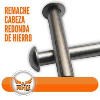 El Remache de Cabeza Redonda de Hierro es ideal para proyectos que requieren uniones permanentes y robustas. Fabricado en hierro de alta calidad, este remache asegura una durabilidad excepcional y resistencia a la tracción en aplicaciones de carpintería metálica, construcción y reparaciones. Su cabeza redonda proporciona un acabado limpio y estético, lo que lo hace perfecto para trabajos tanto funcionales como decorativos. Descubre este esencial de fijación en nuestra web www.bulonerafenix.com y asegura tus proyectos con la mejor calidad.