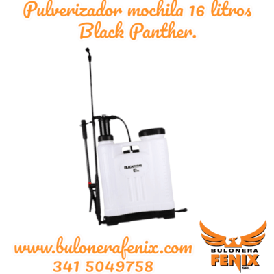 PULVERIZADOR DE MOCHILA BLACK PANTHER 16 LITROS