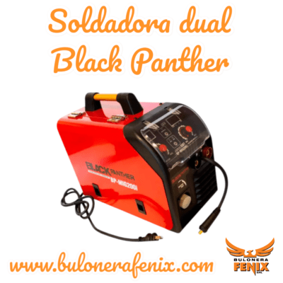 SOLDADORA DUAL BLACK PANTHER BP-MIG200
