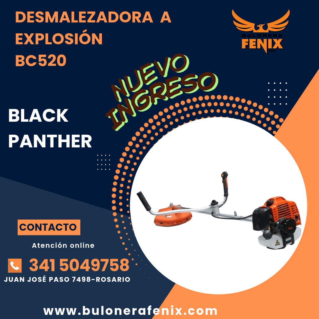 DESMALEZADORA A EXPLOSION BACK PANTHER