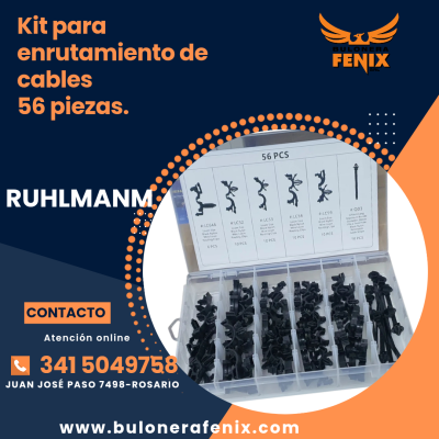 KIT PARA ENRUTAMIENTO DE CABLES RUHLMANN